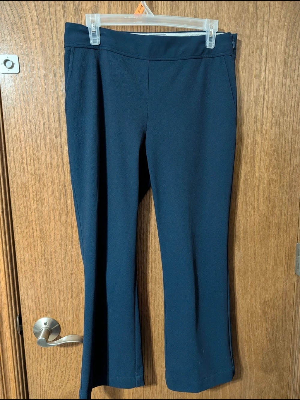 Grey Jason Wu Dark Navy Bootcut Cropped Trousers